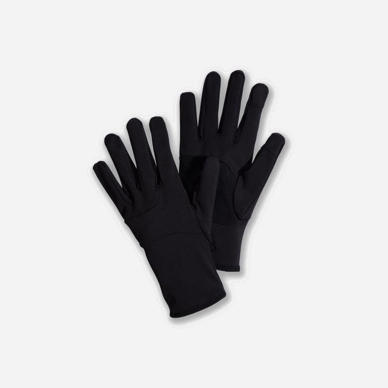 Brooks Fusion Midweight Israel - Men's Running Gloves - Black (15289-WEGD)